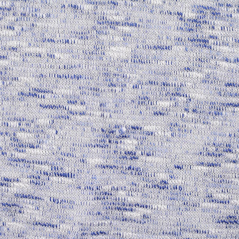 Blue Marl Chunky Knit, Poly-Viscose, 236 gsm