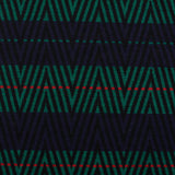 Green Chevron Interlock Knit, Polyester