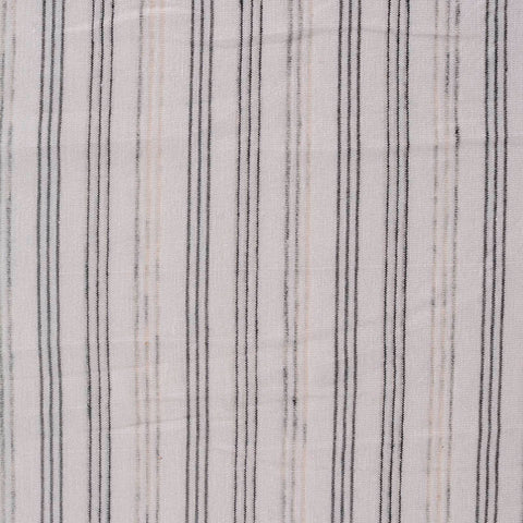 Dark Grey Vertical-Stripe Knit, Viscose