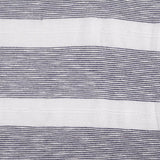 White Horizontal-Stripe Jacquard, Viscose-Poly — texture