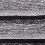 Black Stripes Chunky Knit, Poly-Viscose