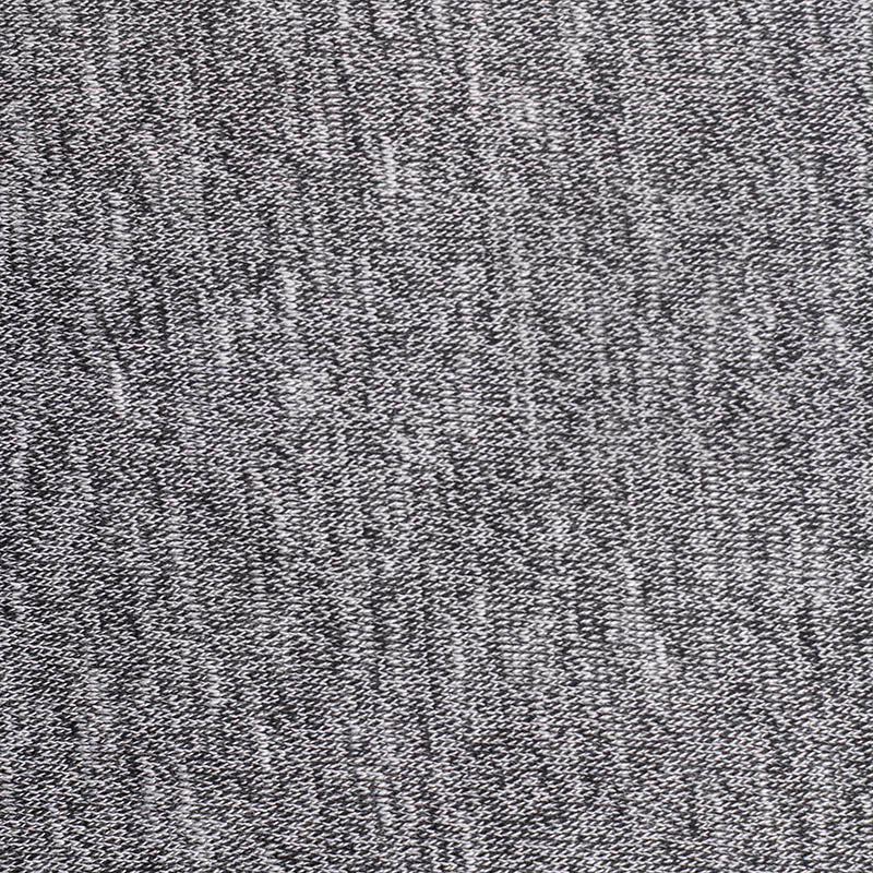 Black Heathered-Marl Chunky Knit, Viscose-Poly, 145 gsm