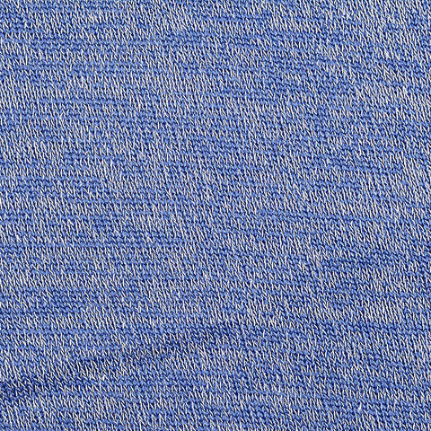 Blue Marl Chunky Knit, Poly-Viscose, 130 gsm