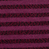 Magenta Horizontal-Stripe Chunky Knit, Polyester