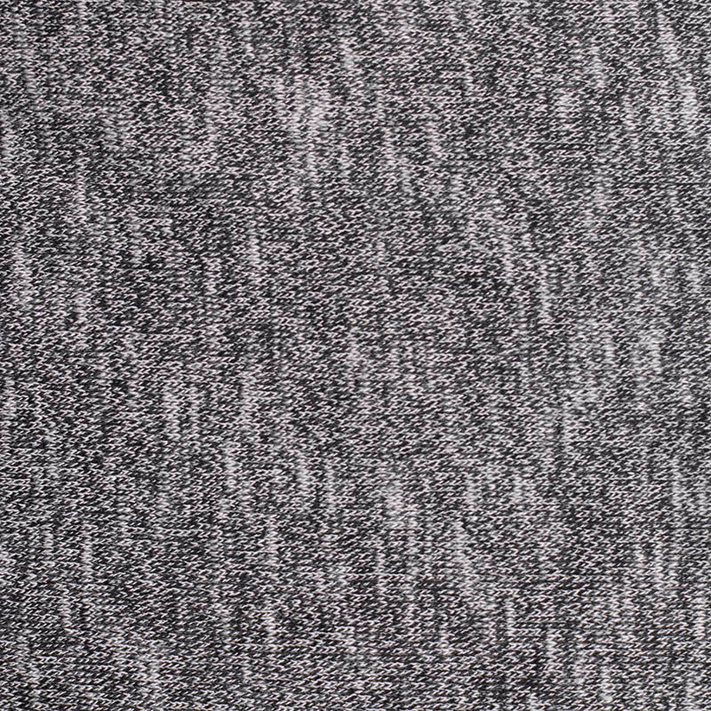 Black Marl Chunky Knit, Viscose-Poly, 145 gsm