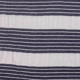 Dark Grey Stripes Knit, Poly-Viscose