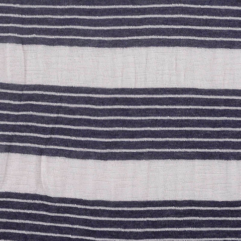 Dark Grey Stripes Knit, Poly-Viscose, 172 gsm