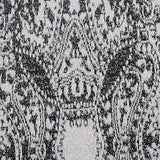 Jacquard Polyester Stretch Knit Fabric, 300 gsm — Grey — texture