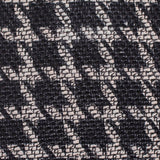 Black Geometric Interlock Knit, Polyester