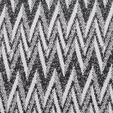 Black Zigzag Chunky Knit, Polyester — texture