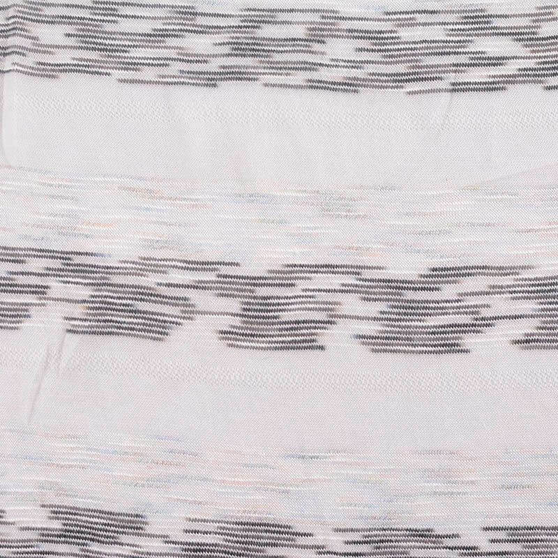 Dark Grey Zigzag Jacquard, Poly-Viscose