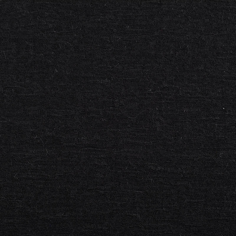 100% Polyester Interlock Knit Fabric, 250 gsm — Black