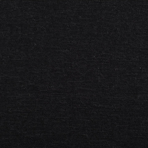 100% Polyester Interlock Knit Fabric, 250 gsm — Black