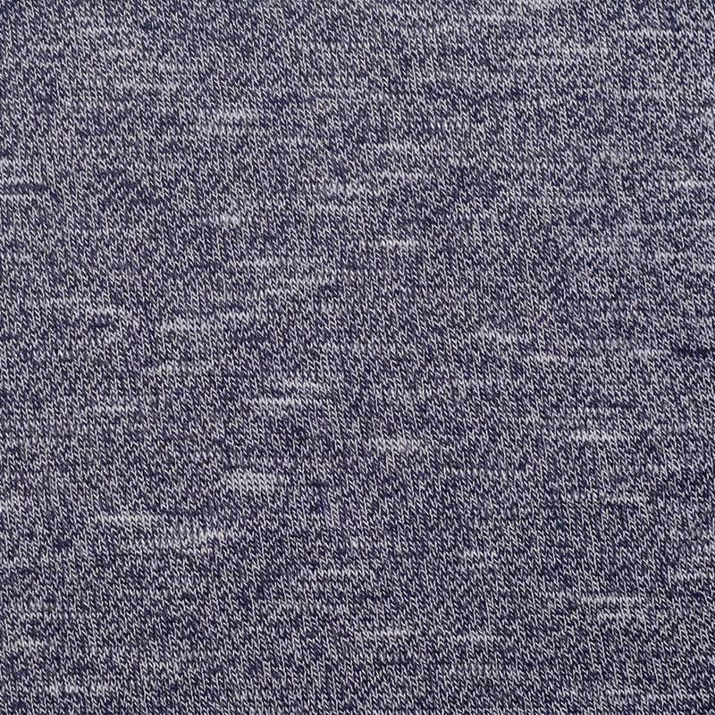 Navy Marl Chunky Knit, Viscose-Poly, 145 gsm