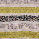 Light Grey Horizontal-Stripe Chunky Knit, Viscose-Acrylic