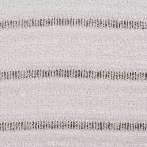 White Stripes Chunky Knit, Poly-Viscose, 268 gsm