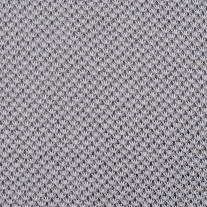 Jacquard 100% Polyester Interlock Knit Fabric, 393 gsm — Grey