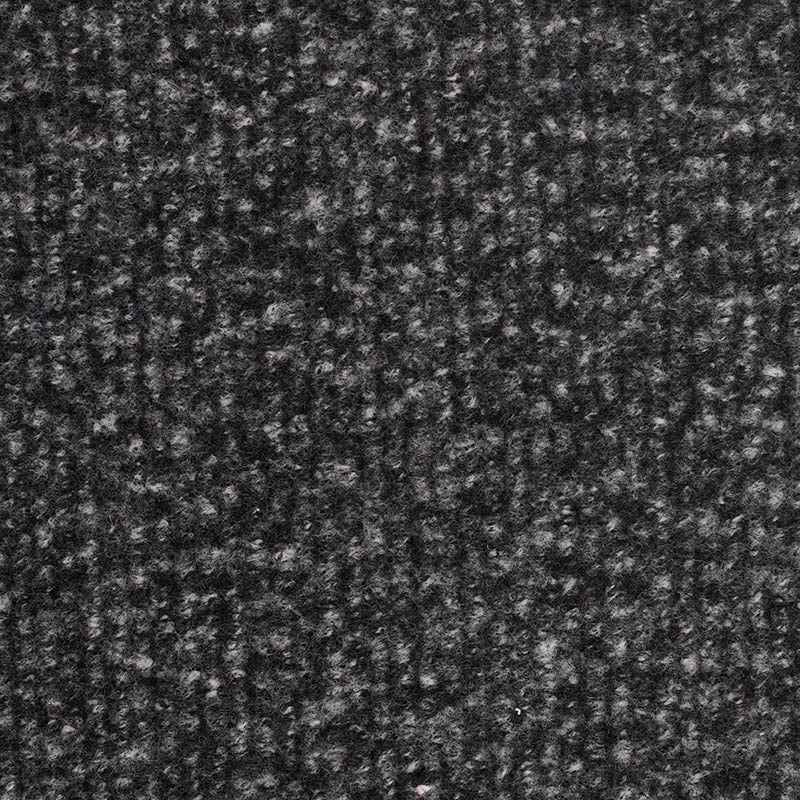 Dark Grey Marl Interlock Knit, Polyester, 333 gsm
