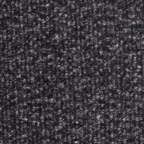 Dark Grey Marl Interlock Knit, Polyester, 333 gsm