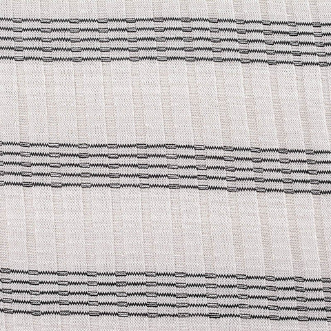 Dark Grey Stripes Rib Knit, Poly-Viscose, 198 gsm