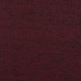 Dark Red Marl Rib Knit, Polyester
