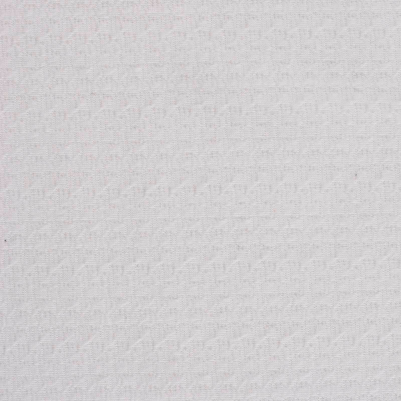 White Tone-on-Tone Jacquard, Polyester, 219 gsm