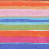 Red Horizontal-Stripe Knit, Viscose — texture