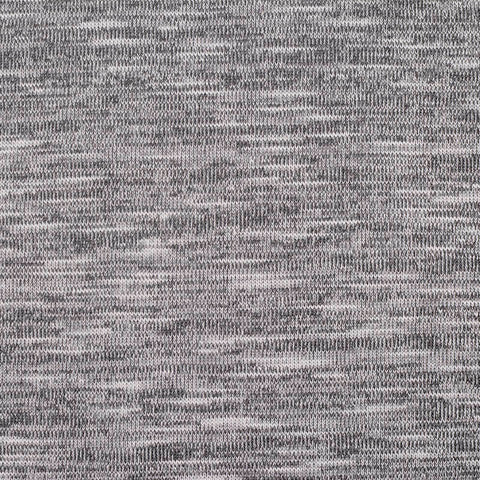 Grey Heathered-Marl Jersey Knit, Poly-Cotton, 134 gsm