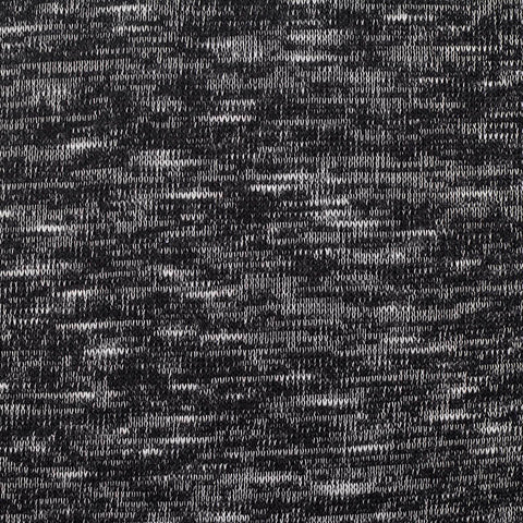 Black Marl Scuba Knit, Acrylic-Viscose