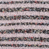 Light Grey Textured-Stripe Bouclé, Polyester
