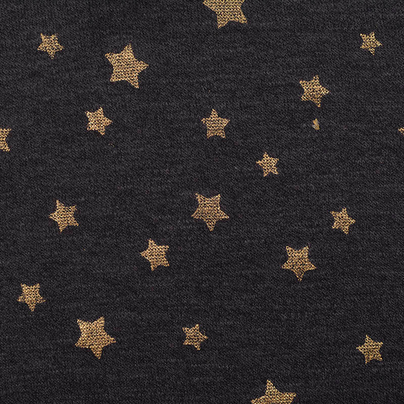 Gold Stars Chunky Knit, Poly-Cotton
