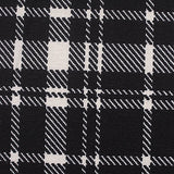 Black Plaid Jacquard, Polyester — texture