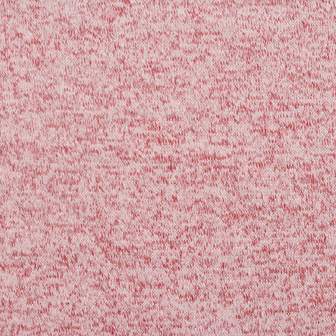 Pink Heathered-Marl Chunky Knit, Poly-Viscose, 215 gsm