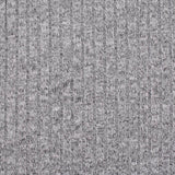 Grey Heather Rib Knit, Polyester