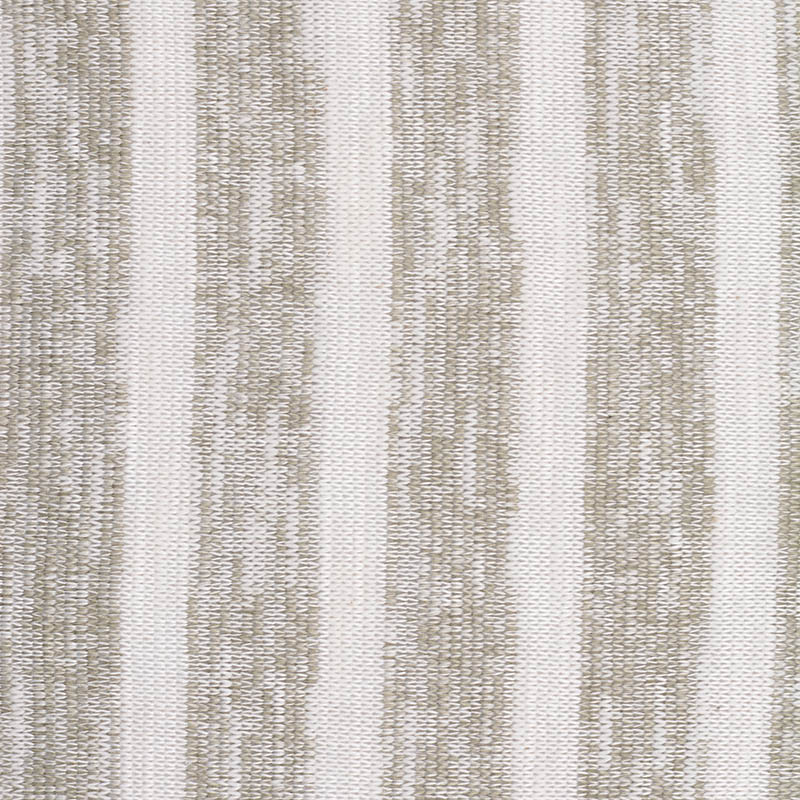 White Stripes Jersey Knit, Poly-Cotton, 215 gsm
