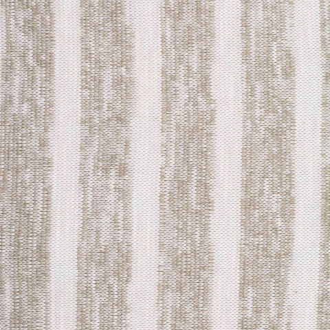 White Stripes Jersey Knit, Poly-Cotton, 215 gsm