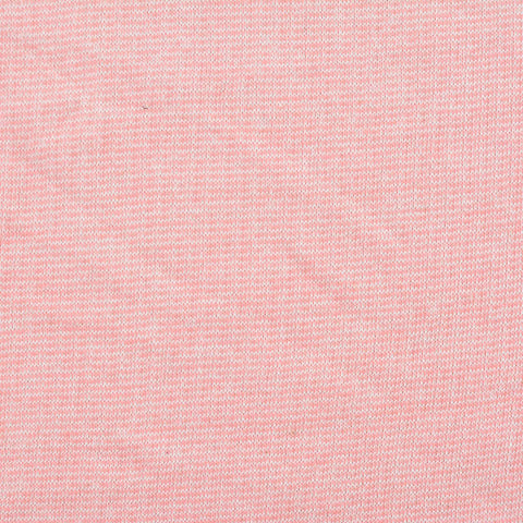 Pink Horizontal-Stripe French Terry, Cotton, 258 gsm