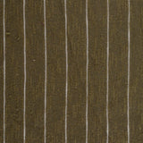 White Vertical-Stripe Jersey Knit, Poly-Cotton