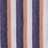 White Vertical-Stripe Chunky Knit, Poly-Acrylic — texture