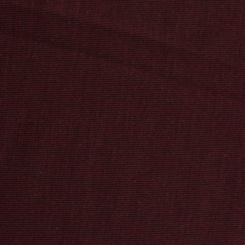 Brushed Polyester Viscose Stretch Rib Knit Fabric, 248 gsm — Red