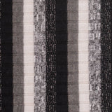 Black Vertical-Stripe Rib Knit, Polyester