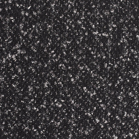 Black Marl Interlock Knit, Polyester, 333 gsm