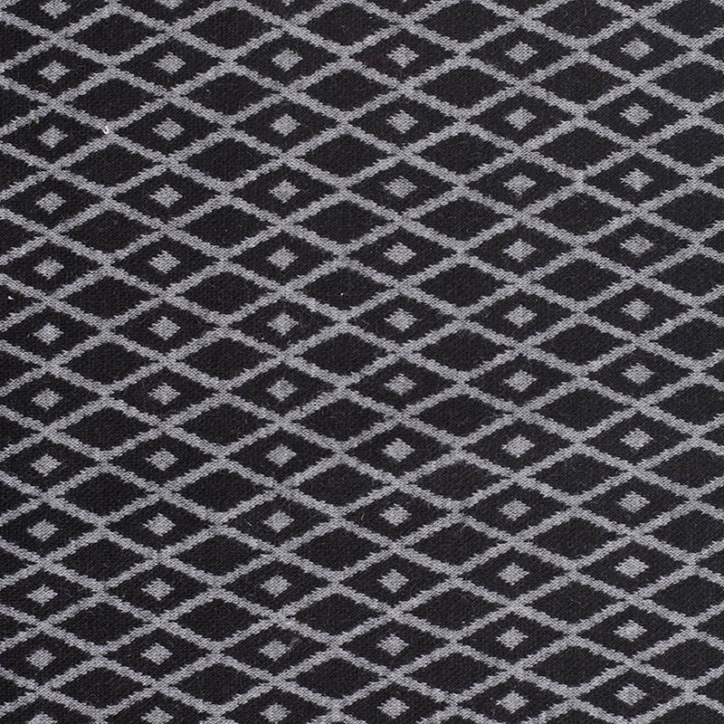 Dark Grey Diamond Interlock Knit, Polyester
