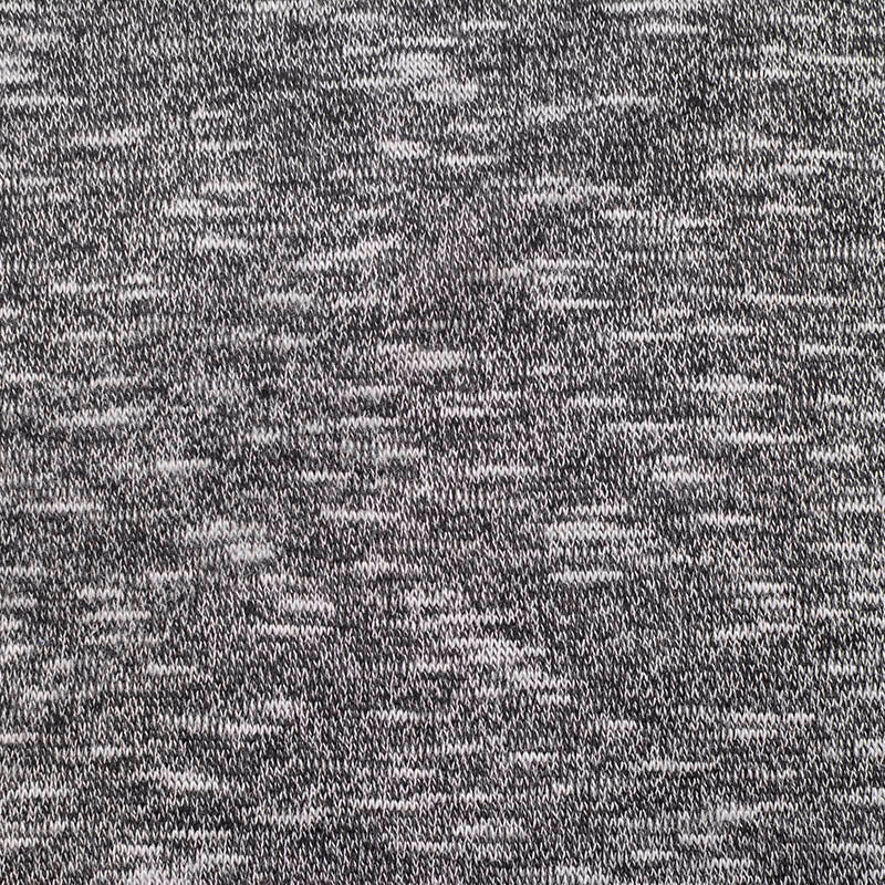 Black Marl Chunky Knit, Viscose-Poly, 160 gsm, ref EF-12239
