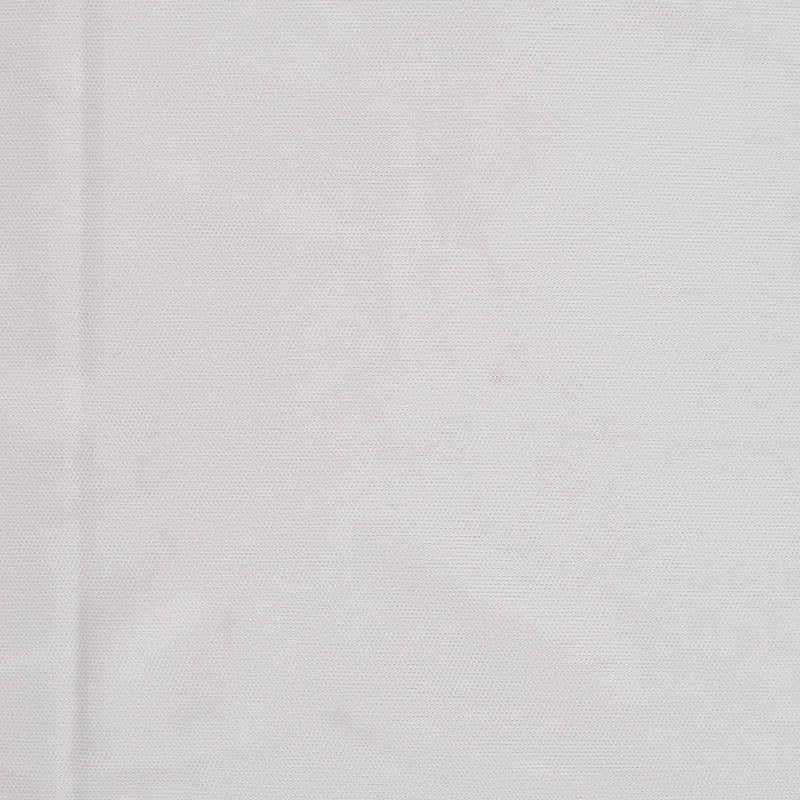 100% Polyester Jersey Knit Fabric, 147 gsm — White