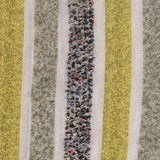 Yellow-Green Vertical-Stripe Chunky Knit, Poly-Acrylic