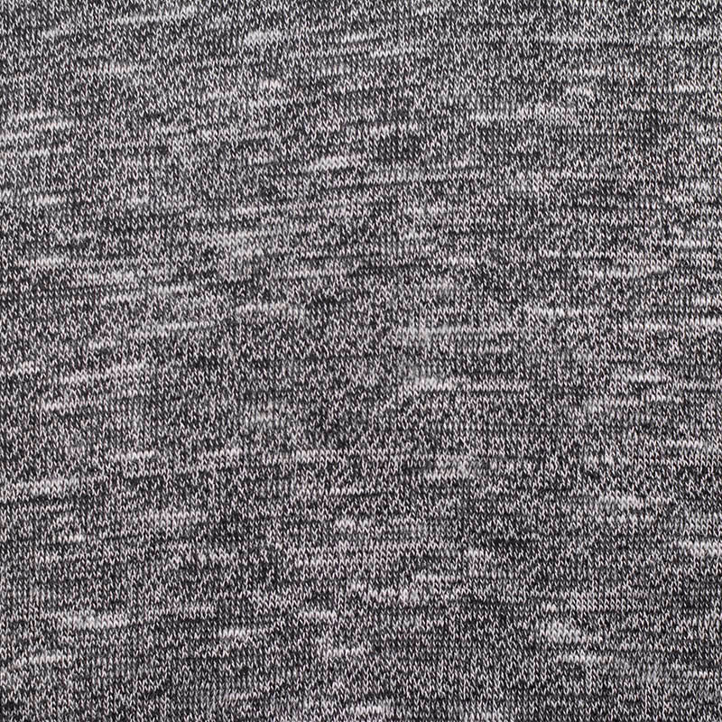 Black Marl Chunky Knit, Viscose-Poly, 158 gsm