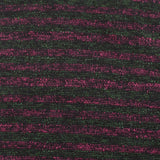 Dark Green Horizontal-Stripe Chunky Knit, Polyester