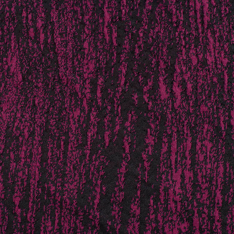 Dark Purple Textured Interlock Knit, Polyester