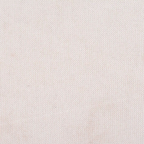 Polyester Cotton Chunky Knit Fabric, 135 gsm — White